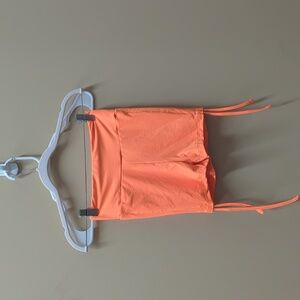 Orange Biker Shorts